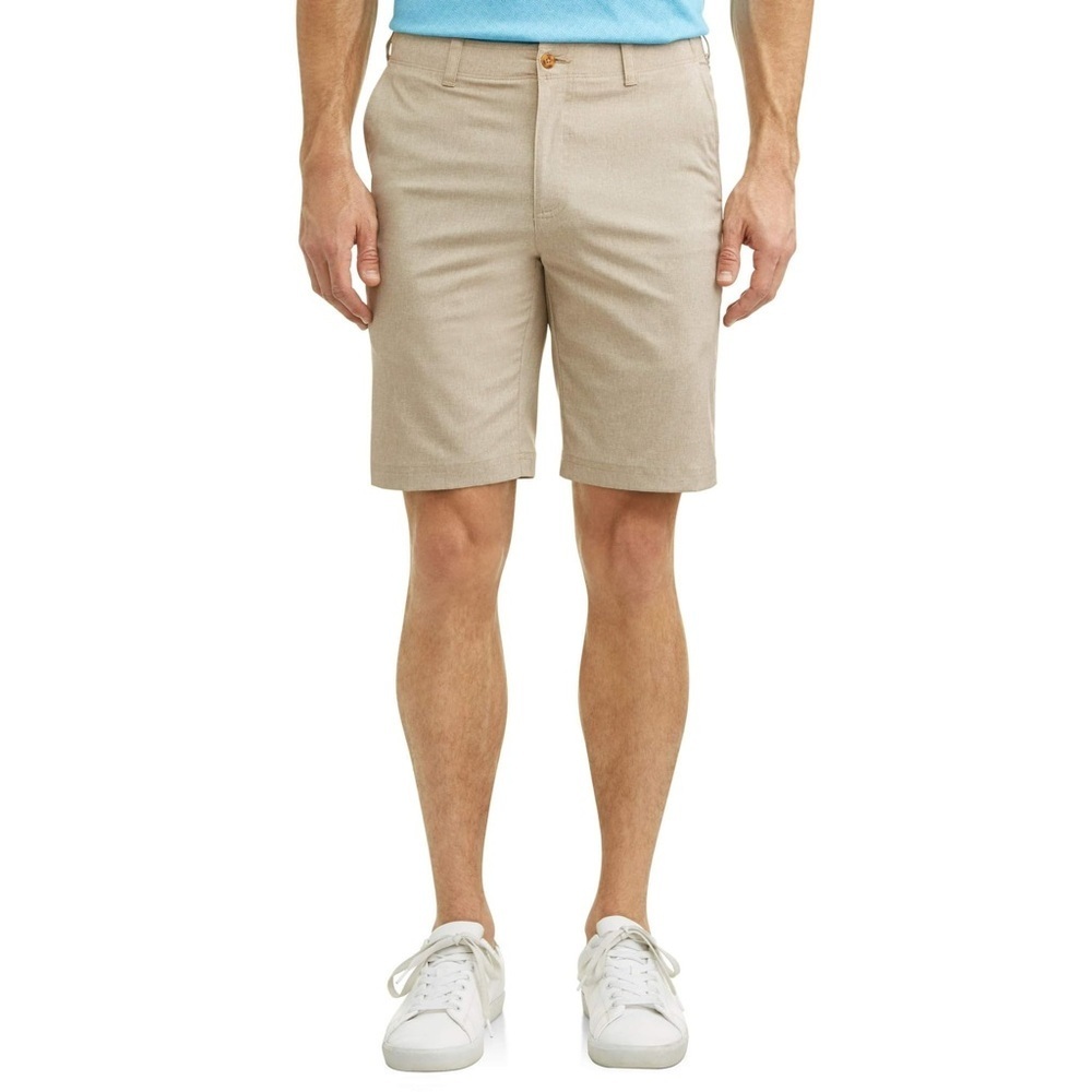 Ben Hogan Men’s Performance Flat Front Golf Shorts Tan Size 36